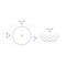 Alfi Brand ALFI brand ABC909 White 17" Decorative Round Vessel Above Mount Ceramic Sink ABC909 - alternate 6